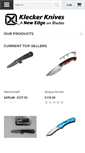 Mobile Screenshot of kleckerknives.com
